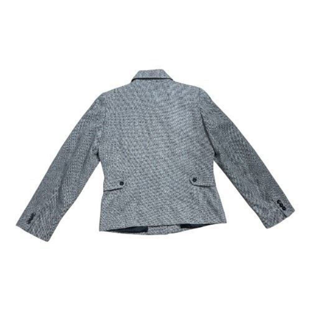 Liz Claiborne Women Grey Tweed Wool Blend Pant Suit Set Size 8 Lined Office - Picture 5 of 14